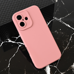 Silikonska maska / futrola Teracell Giulietta za iPhone 16 6.1 mat tamno roze.