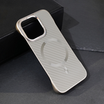 Maska / futrola Magsafe Carbon za iPhone 16 Pro siva.