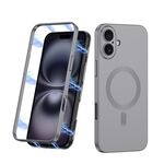 Maska / futrola 360 COLOR MagSafe za iPhone 16 (6.1) siva (GKK case) (MS).