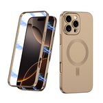 Maska / futrola 360 COLOR MagSafe za iPhone 16 Pro (6.3) zlatna (GKK case) (MS).