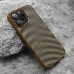 Maska / futrola CARBON MagSafe za iPhone 16 Pro Max (6.9) zlatna (small camera) (MS).