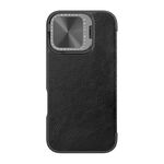 Maska / futrola NILLKIN QIN Pro za iphone 16 (6.1) crna (MS).