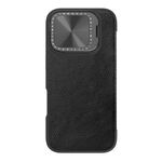 Maska / futrola NILLKIN QIN Pro za iPhone 16 Pro (6.3) crna (MS).