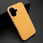 Maska / futrola PASTEL COLOR MagSafe za iphone 16 (6.1) narandzasta (MS).