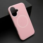 Maska / futrola PASTEL COLOR MagSafe za iphone 16 (6.1) roze (MS).