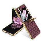 Maska / futrola RHOMBUS za Samsung F741B Galaxy Z Flip 6 5G bordo (GKK case) (MS).