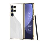 Maska / futrola S MIRROR za Samsung S938 Galaxy S25 Ultra 5G bela (GKK case) (MS).
