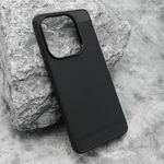 Silikonska maska / futrola BRUSHED za Xiaomi Redmi Note 14 4G crna (MS).