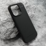 Silikonska maska / futrola BRUSHED za iPhone 16 Pro (6.3) crna (MS).