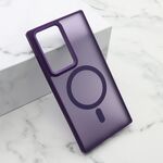 Maska / futrola SILKY MAGSAFE II za Samsung Galaxy S23 Ultra ljubicasta (MS).