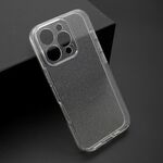 Maska / futrola SPARKLING za iPhone 16 Pro (6.3) providna (MS).