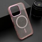 Maska / futrola SPARKLING MagSafe za iphone 16 (6.1) roze (MS).