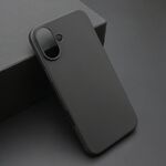 Maska / futrola ultra tanka KOLOR za Iphone 16 Plus (6.7) crna (MS).