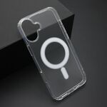 Maska / futrola STANDARD MagSafe (sa IC) za iPhone 16 Plus providna (bela) (MS).