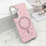 Futrole GLAM GLOW MagSafe za Samsung A366 Galaxy A36 5G roze (MS).