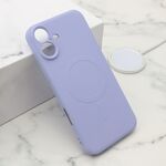 Maska / futrola VELVET TOUCH MagSafe za iPhone 16 Plus (6.7) ljubicasta (MS).