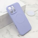 Maska / futrola VELVET TOUCH MagSafe za iPhone 16 Pro Max (6.9) ljubicasta (MS).