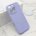 Maska / futrola VELVET TOUCH MagSafe za iPhone 16 Pro (6.3) ljubicasta (MS).