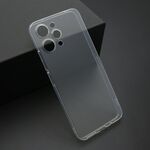 Silikonska maska / futrola ultra tanka PROTECT silikon za Xiaomi Redmi 12 providna (bela) (MS).