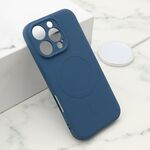 Maska / futrola VELVET TOUCH MagSafe za iPhone 16 Pro (6.3) plava (MS).
