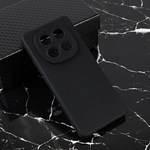 Silikonska maska / futrola Teracell Giulietta za Xiaomi Redmi Note 14 Pro 5G mat crna.