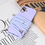 Maska / futrola Crossbody za iPhone 16 6.1 ljubicasta.