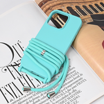 Maska / futrola Crossbody za iPhone 16 Pro mint.