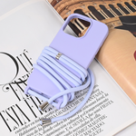 Maska / futrola Crossbody za iPhone 16 Pro ljubicasta.