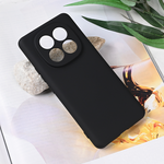 Maska / futrola Teracell Soft Velvet za Xiaomi Redmi Note 14 Pro Plus 5G crna.