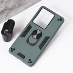 Maska / futrola Hard Ring za Xiaomi Redmi Note 14s tamno zelena.