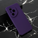 Silikonska maska / futrola Teracell Giulietta za Huawei Honor 400 Pro mat tamno ljubicasta.