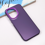 Maska / futrola providna za Huawei Honor 400 ljubicasta.