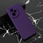 Silikonska maska / futrola Teracell Giulietta za Huawei Honor 400 mat tamno ljubicasta.