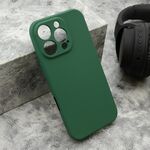 Maska / futrola VELVET TOUCH za iPhone 16 Pro (6.3) tamno zelena (MS).