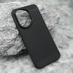 Silikonska maska / futrola BRUSHED za Huawei Honor 400 crna (MS).