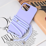 Maska / futrola Crossbody za iPhone 13 Pro Max 6.7 ljubicasta.