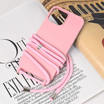 Maska / futrola Crossbody za iPhone 13 Pro Max 6.7 roze.