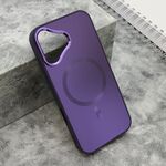 Maska / futrola COLOR METAL MagSafe za iPhone 16 (6.1) ljubicasta (MS).