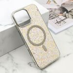 Maska / futrola GLAM GLOW MagSafe za iPhone 16 Pro Max (6.9) zlatna (MS).