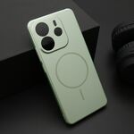Maska / futrola PURE mat MagSafe za Xiaomi Redmi Note 14 4G (Global) tirkizna (MS).