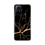 Silikonska maska / futrola print za Xiaomi Redmi Note 12S (EU) All crni.