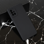 Silikonska maska / futrola Teracell Giulietta za Samsung A515F Galaxy A51 mat crna.