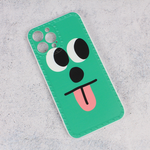Maska / futrola Smile face za iPhone 12 Pro Max 6.7 zelena.