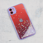 Maska / futrola Frame Glitter za iPhone 11 6.1 ljubicasta.