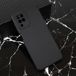 Silikonska maska / futrola Teracell Giulietta za Samsung A125F Galaxy A12 mat crna.