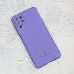 Silikonska maska / futrola Teracell Giulietta za Samsung A125F Galaxy A12 mat ljubicasta.