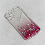 Maska / futrola Heart Glitter za iPhone 12 Pro 6.1 pink.