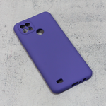 Silikonska maska / futrola Teracell Giulietta za Realme C21 mat ljubicasta.