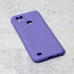 Silikonska maska / futrola Teracell Giulietta za Realme C11 2021/C20 mat ljubicasta.