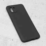 Silikonska maska / futrola Teracell Giulietta za Samsung A035 Galaxy A03 mat crna.